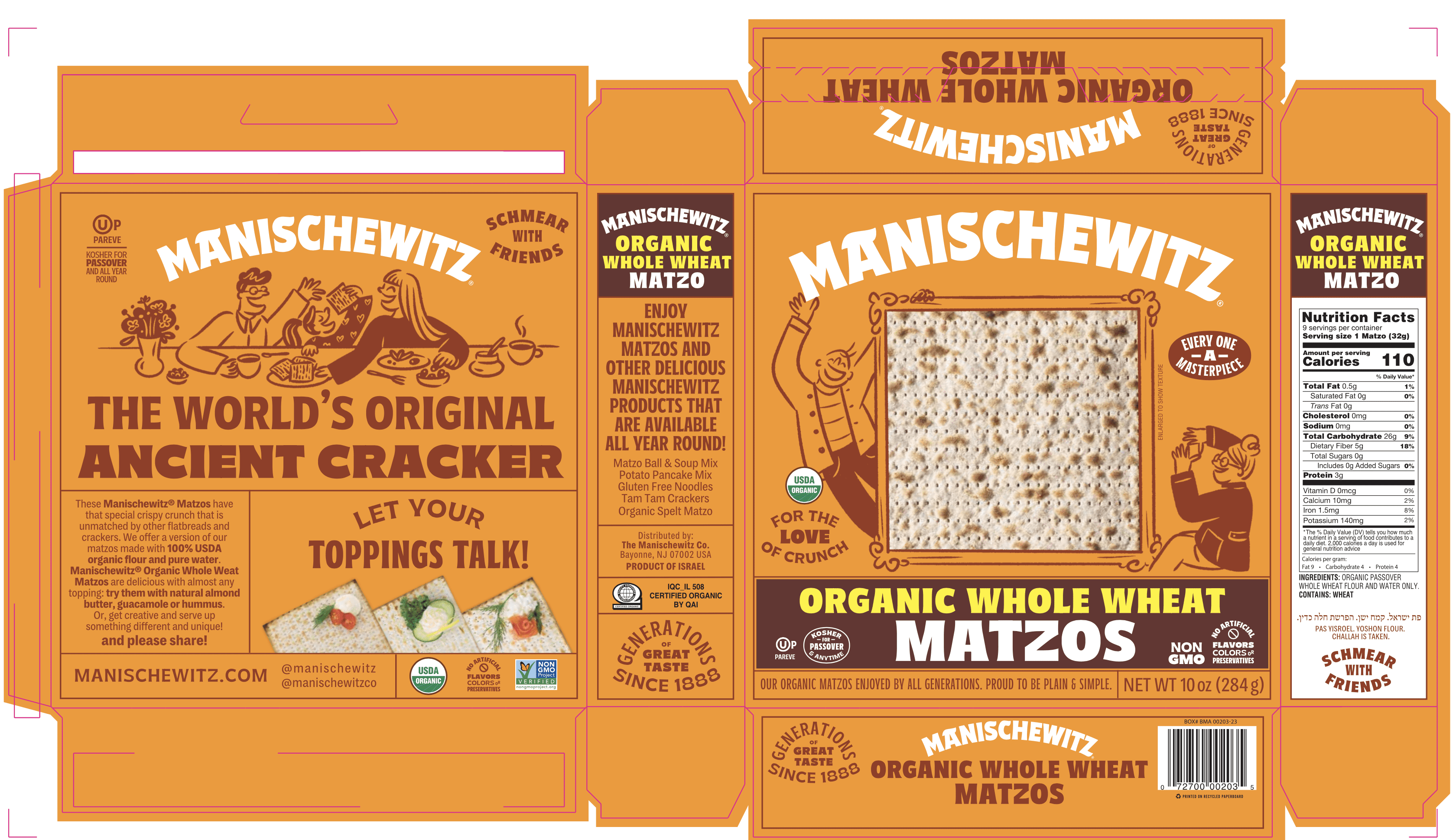 Manischewitz - Matsa Biologique