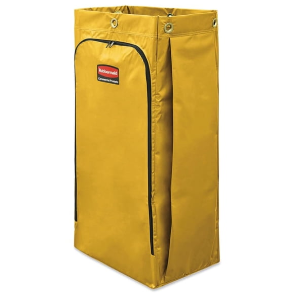Rubbermaid Commercial High Capacity Vinyl Janitorial Cleaning Cart Bag Waste/Trash/Laundry/Linen Collection for Restraurant/Café/Office/School
