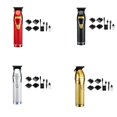 thumbnail image 4 of Tondeuse Électrique USB Rechargeable Indicateur Rasoir Portable Voyage Poche Maison Coiffeur Tête Coiffure Tondeuses Homme Rouge, 4 of 9