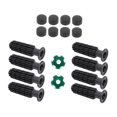 thumbnail image 4 of Lipstore 8 Pieces Table Football Replacement Handles Easy to Install Foosball Handles Green Footballs, 4 of 8