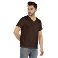 thumbnail image 3 of Inkmeso Men's V-neck Basic Tshirt Short Sleeve Solid Regular Fit Cotton Tee, 3 of 7
