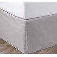 thumbnail image 1 of SGI Bedding 11 Inch Pleated Bed Skirt | Microfiber Bed Skirt | Fade Resistant, Wrinkle Free, Anti-static, Decorative, Extra Storage Space, Clutter-Free | Full, Light Gray, 1 of 5