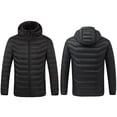 thumbnail image 2 of NJDVHB Womens Winter Long Sleeve Parkas,USB Intelligent Constant Temperature Heated Windproof Plus Size Coat For Men And Women Winter 11 Heated Jacket Coat, 2 of 5