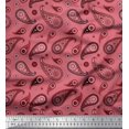 thumbnail image 1 of Soimoi Moss Georgette Fabric Floral & Paisley Print Fabric by Yard 42 Inch Wide, 1 of 1