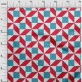 thumbnail image 2 of oneOone Polyester Lycra Fabric Triangle|Parallelogram & Square Geometric Print Fabric By The Yard 56 Inch Wide, 2 of 4