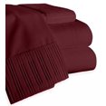 thumbnail image 2 of Home Sweet Home London 1800 Series - Microfiber Deep Pocket Twin Bed Sheets Set (Burgundy), 2 of 2