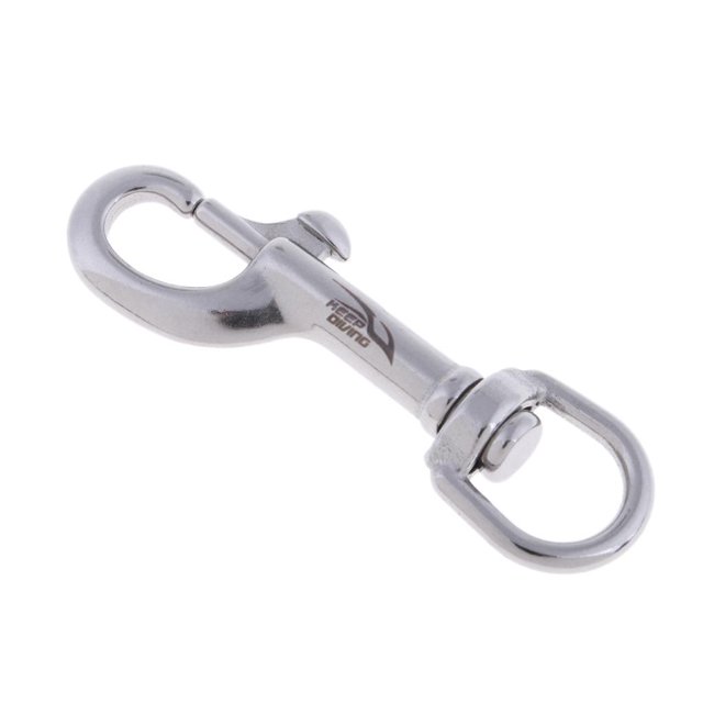 4 Sizes Stainless Steel Clip Double Ended Snap Hook 75mm