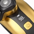 thumbnail image 4 of Toytexx Rasoir Électrique 5-en-1 pour Hommes, Rasoir Rotatif Flottant 6D avec Écran LED, Trousse de Soins Rechargeable par USB, Utilisation Humide et Sèche, Couleur Aléatoire, 4 of 14