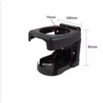 thumbnail image 3 of Foldable Car Cup Holder Portable ABS Beverage Holder Cup Bracket, 3 of 6