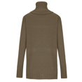 thumbnail image 4 of Yuyuzo Chandail Oversize pour Femmes Col Roulé Manches Longues Tricoté Confortable Couleur Unie, 4 of 5