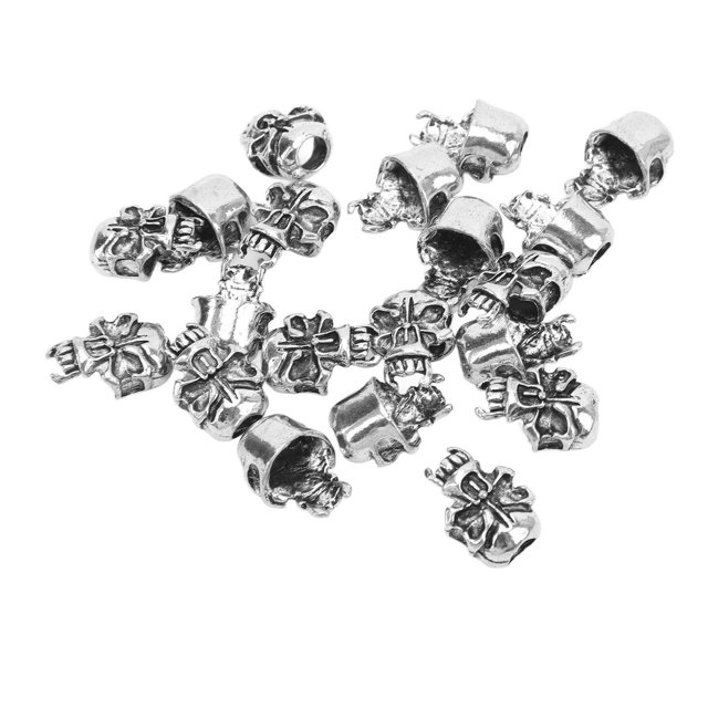Accessoires de Perles pour Tresses de Cheveux, 20 Pcs Perles de Barbe Confortables Décoration de Barbe Perles de Barbe Performance de Premier Ordre