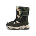 thumbnail image 3 of MAWCLOS Bottes Mi-Mollet Unisexes Bout Rond Chaussures d'Hiver Plateforme Antidérapantes Botte de Neige Doublée Peluche Randonnée Chaussure Chaude Camouflage Vert 13c, 3 of 9