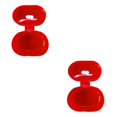 thumbnail image 3 of crativent Étui de Rangement en Silicone pour Écouteurs et Casque pour Airdots Version Jeunesse Rouge 2 Ensembles, 3 of 6