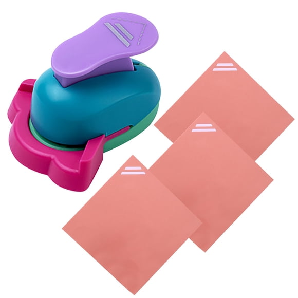 EGNMCR 1PCS Gaufrage Bricolage Coin Papier Impression Carte Coupeur Scrapbooking Formateur Grand Dispositif de Gaufrage Perforation Cadeau pour Enfants Toile de Fond de Camping