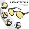 thumbnail image 3 of FEISEDY Lunettes de Soleil Rétro Rondes Polarisées pour Femmes Hommes Monture Circulaire Verres UV400 B2311, 3 of 4
