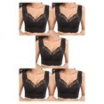 thumbnail image 3 of mmirethe Ribless Bra Lace Offers Skin-Friendly And Breathable Comfort For Women Widened Shoulder Strap Is Stable And Does Not 5XL 5Set, 3 of 6