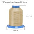 thumbnail image 4 of Unique Bargains Wheat Bonded Polyester Thread, Extra-strong 710 Yards 420D/0.45mm, 4 of 4