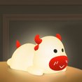 thumbnail image 1 of Cute Cow Night Light Portable Silicone Animal Lamp For Bedroom Color Changing Led Light With Sensor Control For Kids And Nursery Projector Night Lights Motion Night Light Battery Powe Wall Lights for, 1 of 3