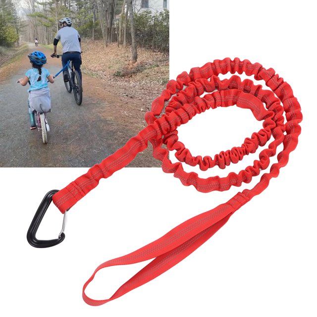 Tow Rope, Mountain Tow Bar, Bike Tow Rope Cycling Stretch Pull Strap for Pulling Child Bike on Long Cycling Treks Riding Further