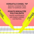 thumbnail image 3 of Surligneurs à réservoir Sharpie, pointe biseautée, jaune, 4 unités, 3 of 10