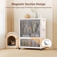 thumbnail image 4 of Plastic Storage Bins With Lid, Stackable Storage Containers, Closet Organizers, Stackable Storage Bins With Doors, Wheels And Hanging Rods, 4 of 7