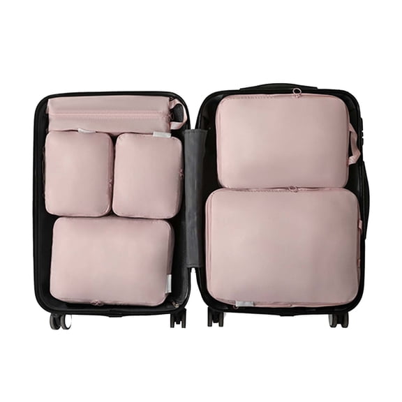 TopLLC Ensemble de Six Pièces de Voyage Compressé avec Sac de Rangement Grande Capacité, Vêtements, Sac de Rangement pour la Maison, Sac de Rangement pour Bagages