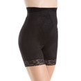 thumbnail image 1 of Women's Rago 6206 Diet Minded No Roll High Waist Long Leg Shaper (Black 3X), 1 of 4