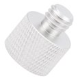 thumbnail image 2 of Fdit 5/8 Female To 3/8 Male Screw Adapter, Durable Mic Stand Thread Adapter Aluminium Alloy For Microphone Stand Mount, 2 of 8