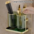 thumbnail image 4 of Chopsticks Storage Tube Wall-mounted Standing Space Saving Quick Draining Great Stickiness Keep Neat Nordic Style Punch-free Tableware Rack Kitchen Stuff, 4 of 8
