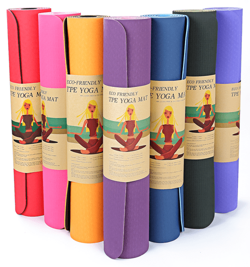RedSky Ecofriendly Yoga Mat Bamboo Thick (Blue)