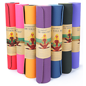 RedSky Ecofriendly Yoga Mat Bamboo Thick (Blue)