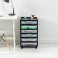 thumbnail image 1 of IRIS USA 6-Case Scrapbook Cart, Black, 1 of 2