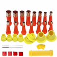 thumbnail image 2 of Boovnll Tool Kit, Family Use Integrated Rubber Nozzle Tool Kit, Rubber Nozzle Tool with Base, Stainless Steel Material, Caulking Nozzle Applicator Coating for Home, Tool Set, 2 of 9