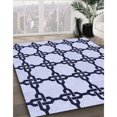 thumbnail image 3 of Ahgly Company Machine Washable Indoor Rectangle Transitional Lavender Blue Area Rugs, 4' x 6', 3 of 7