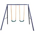 thumbnail image 1 of KLB Sport A-Frame Metal Swing Set, 1 of 5