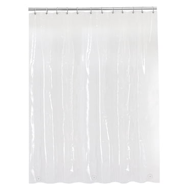 Doublure de douche en PEVA Softy légère et imperméable Mainstays, 178 x 183 cm, transparente
