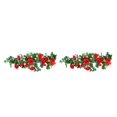 thumbnail image 3 of stanreset 1/2/3/5 Artificial Flower Plant Fake Vine Roses Simulation Rose Self-Assembly Party Balcony Garden Restaurant Living Room Garland Red 2PCS, 3 of 6