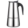 thumbnail image 1 of 2/4/6/9 Cups Moka Pot Coffee Maker,Stainless Steel Moka Pot Maker Coffee Cookers, 1 of 7