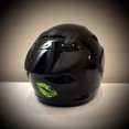 thumbnail image 3 of ORUYROP High Intensity Reflective Vinyl Death Kiss Skull Crossbones Lips Decal Bumper Sticker-Cars, Motorcycles, Helmets, Wind Screens, laptops (18 inches Wide, Special Edition Lime Green), 3 of 6