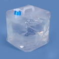 thumbnail image 1 of LSLJS Bouteilles d'Eau Pliables de Camping Sac de Stockage d'Eau Seau d'Eau avec Robinet Randonnée en Plein Air Réservoir d'Eau Potable, Sans Danger pour les Aliments, Transparent, Moules de Cuisson, 1 of 9