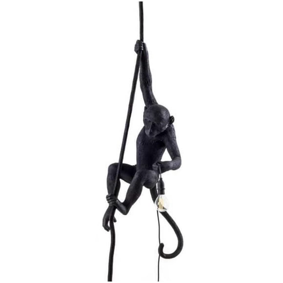 Singe Applique 1 en Noir