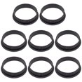 thumbnail image 2 of Oleegame 2PC Cookie Mold Plastic Net -border Baking Tower Ring Cutting 8PC Ring Round Cake Ring Cake Mould Black, 2 of 7