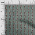 thumbnail image 1 of oneOone Silk Tabby Fabric Leaves & Floral Block Fabric Prints By Yard 42 Inch Wide, 1 of 5