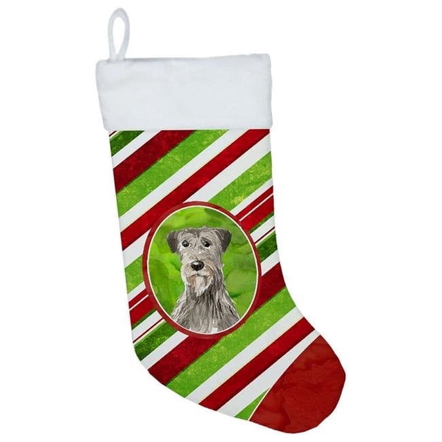 Carolines Treasures CK4094CS Irish Wolfhound Bas de Noël à Rayures Bonbons