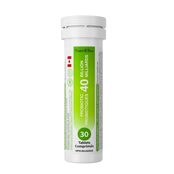 Nutri Elite Probiotic Complex 40 Billion CFU with 3 Strains – Supports Digestive & Immune Health