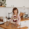 thumbnail image 2 of Holiday Time Cranberry Spice Kids Collection Gingerbread Santa Kids Apron, Red, One Size, 2 of 4