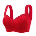thumbnail image 1 of Timegard Bras for Women Wireless Flower Lace Full Coverage Comfortable Everyday Bras with High Support, 1 of 2