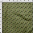 thumbnail image 3 of oneOone Polyester Lycra Fabric Leaves & Floral Block Print Fabric BTY 56 Inch Wide, 3 of 4