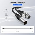 thumbnail image 4 of NEEWER NW-040 Microphone Cardioïde Dynamique avec Câble XLR, Boîtier en Métal Rigide, Micro Unidirectionnel pour Instruments de Musique Voix Discours en Public, 4 of 8
