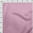 thumbnail image 3 of oneOone Georgette Viscose Light Pink Fabric Floral Sewing Material Print Fabric By The Yard 42 Inch Wide, 3 of 4